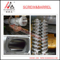 bimetallic parallel twin screw and barrel for granules pelletizing masterbatch extruder machine
